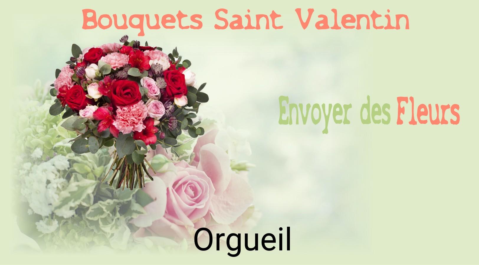 Roses de Saint-Valentin livrées à Orgueil